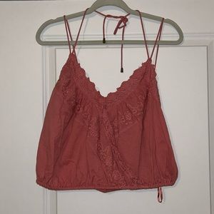 Free people tank, size L, pink